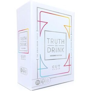 Truth or Drink Second Edition Card Game Cut Games 21 Plus 2 Players